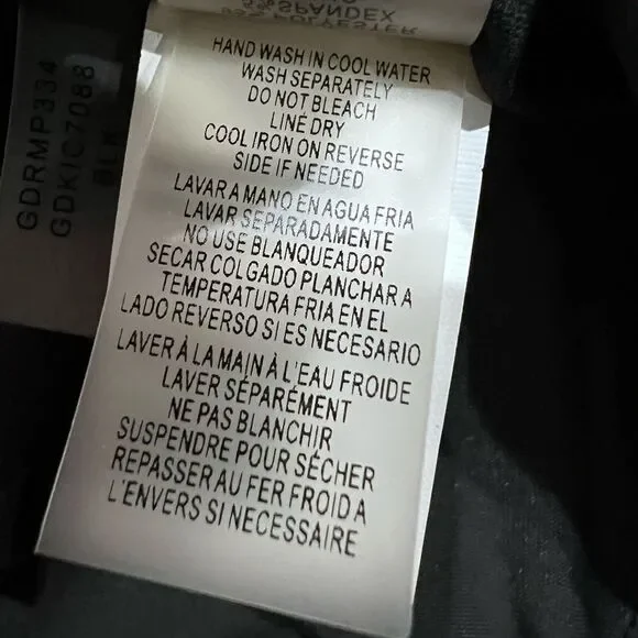 Guess sleeveless scuba dress black size 8 - Picture 16 of 16